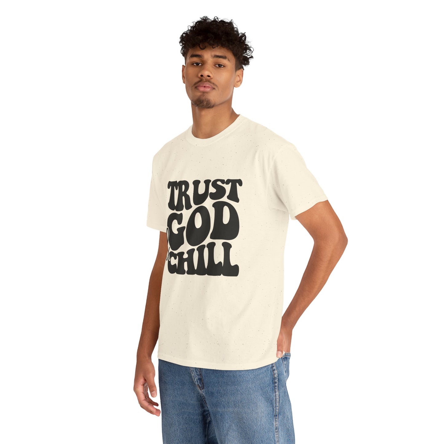 Trust God & Chill T-Shirt – Christian Faith Tee for Relaxed, God-Focused Living