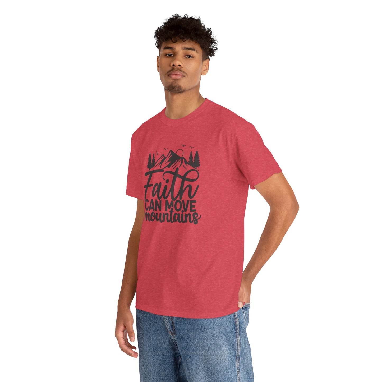 Faith Can Move Mountains T-Shirt – Bold Christian Tee