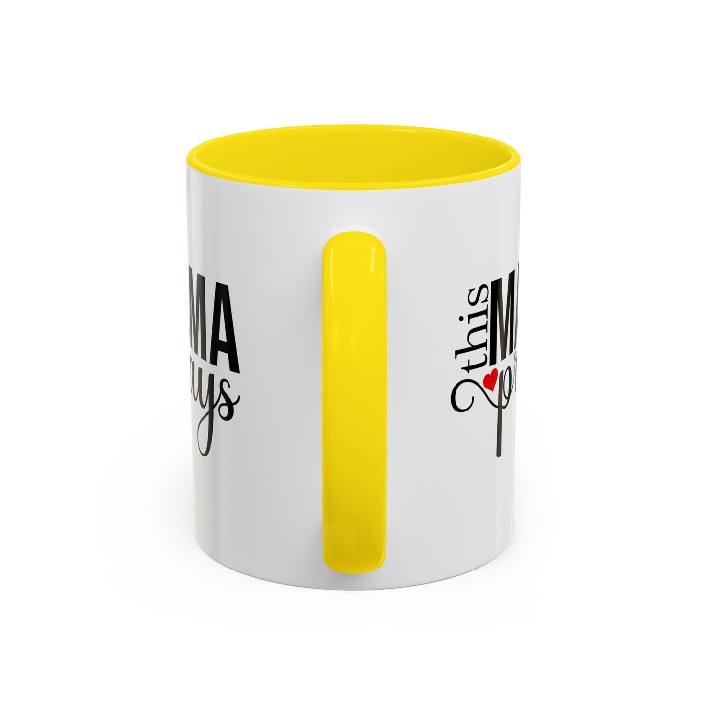 This Mama Prays Accent Coffee Mug - 11oz & 15oz