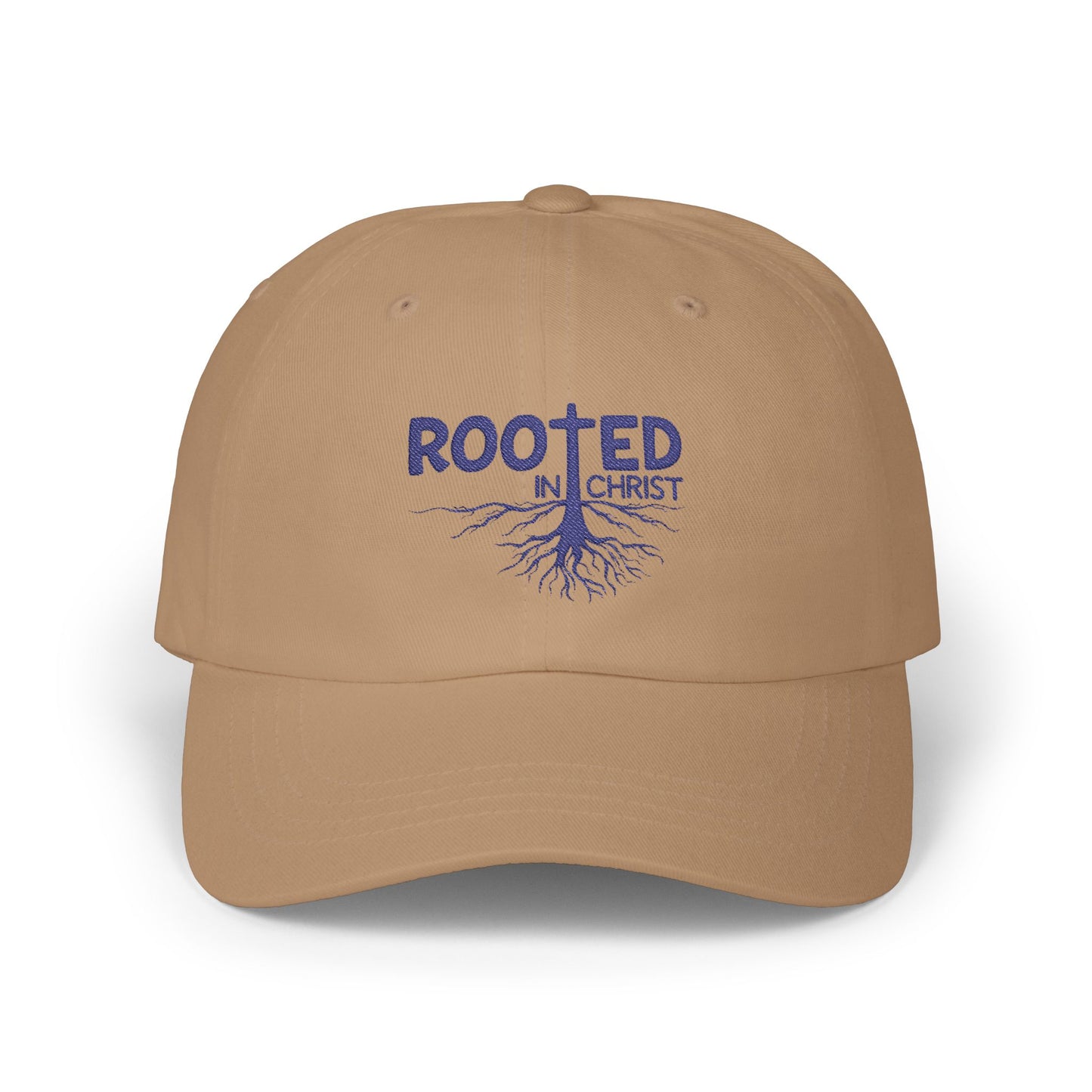 Rooted in Christ Dad Hat – Christian Baseball Cap for Faith-Filled Fathers & Gifts
