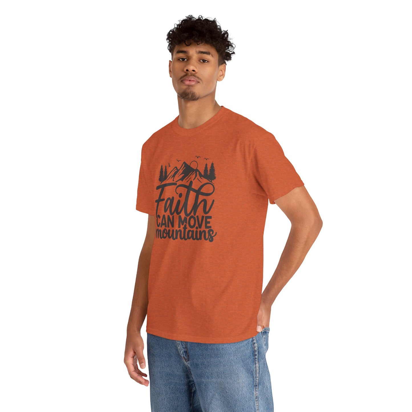 Faith Can Move Mountains T-Shirt – Bold Christian Tee