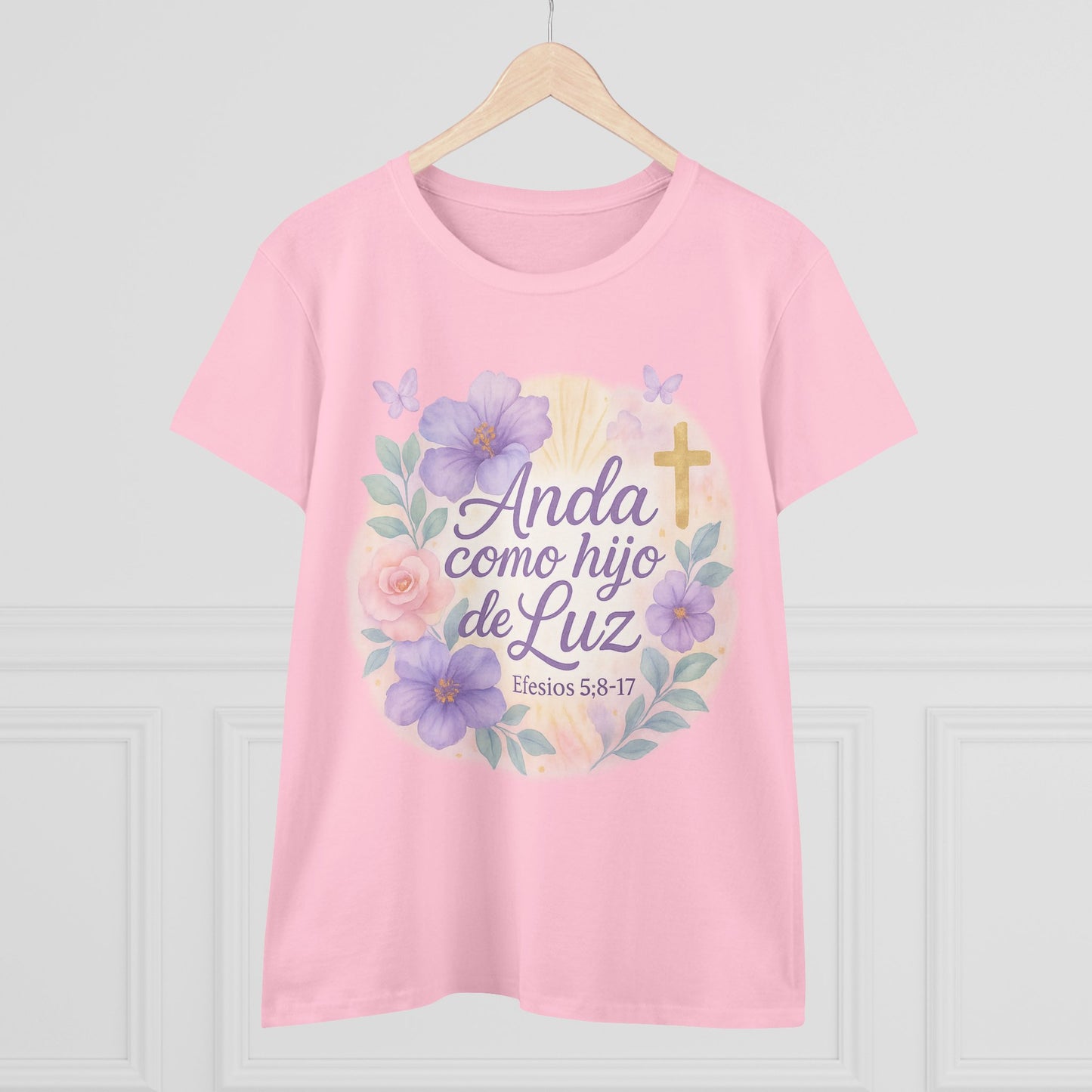 Anda Como Hijo de Luz Tee | Mujer de Fe – Efesios 5:8-17