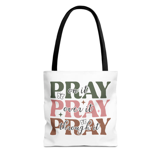 Carry It in Prayer – “Pray Over It” Faith Tote Bag