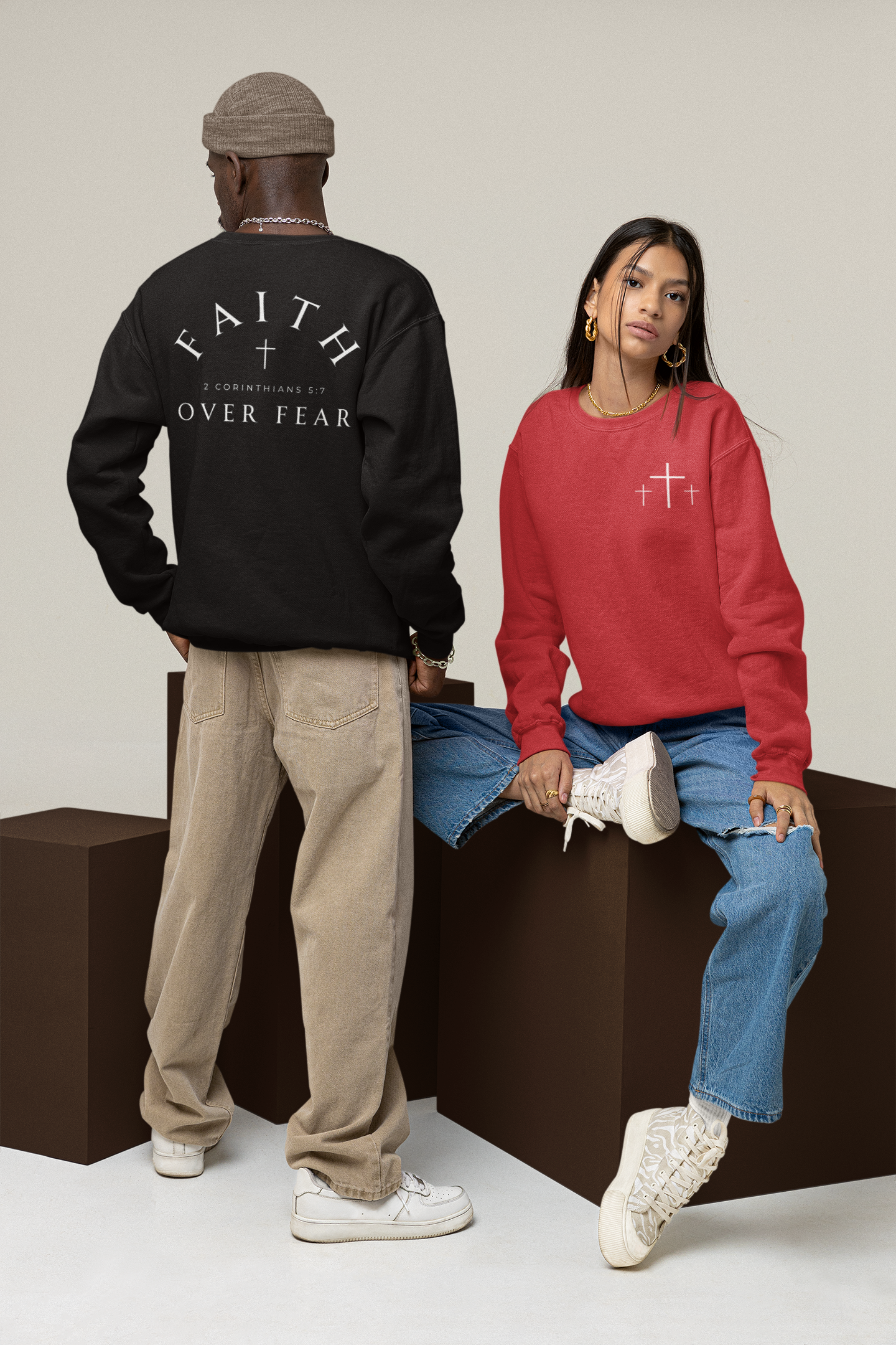 Sudadera unisex de cuello redondo Heavy Blend™