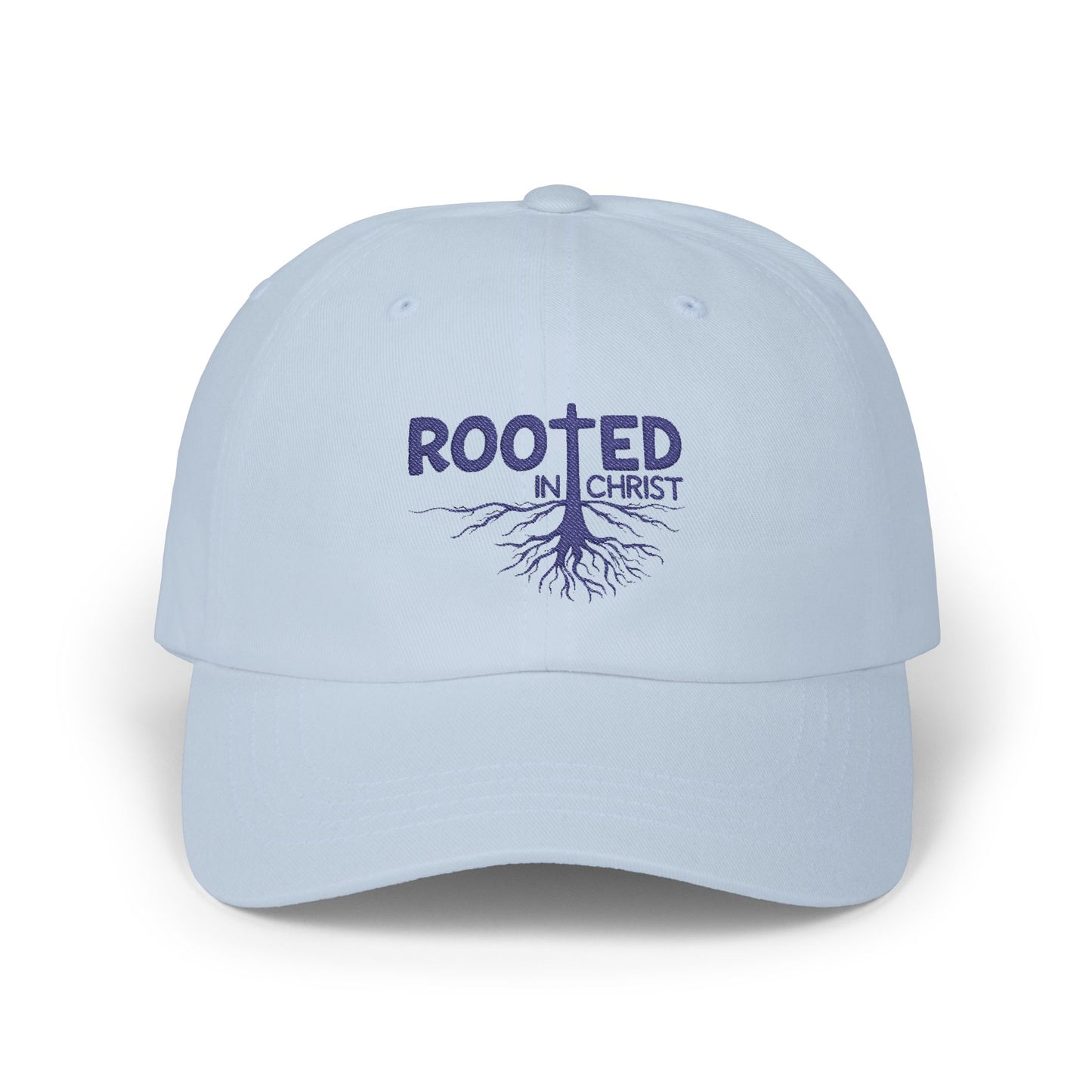 Rooted in Christ Dad Hat – Christian Baseball Cap for Faith-Filled Fathers & Gifts