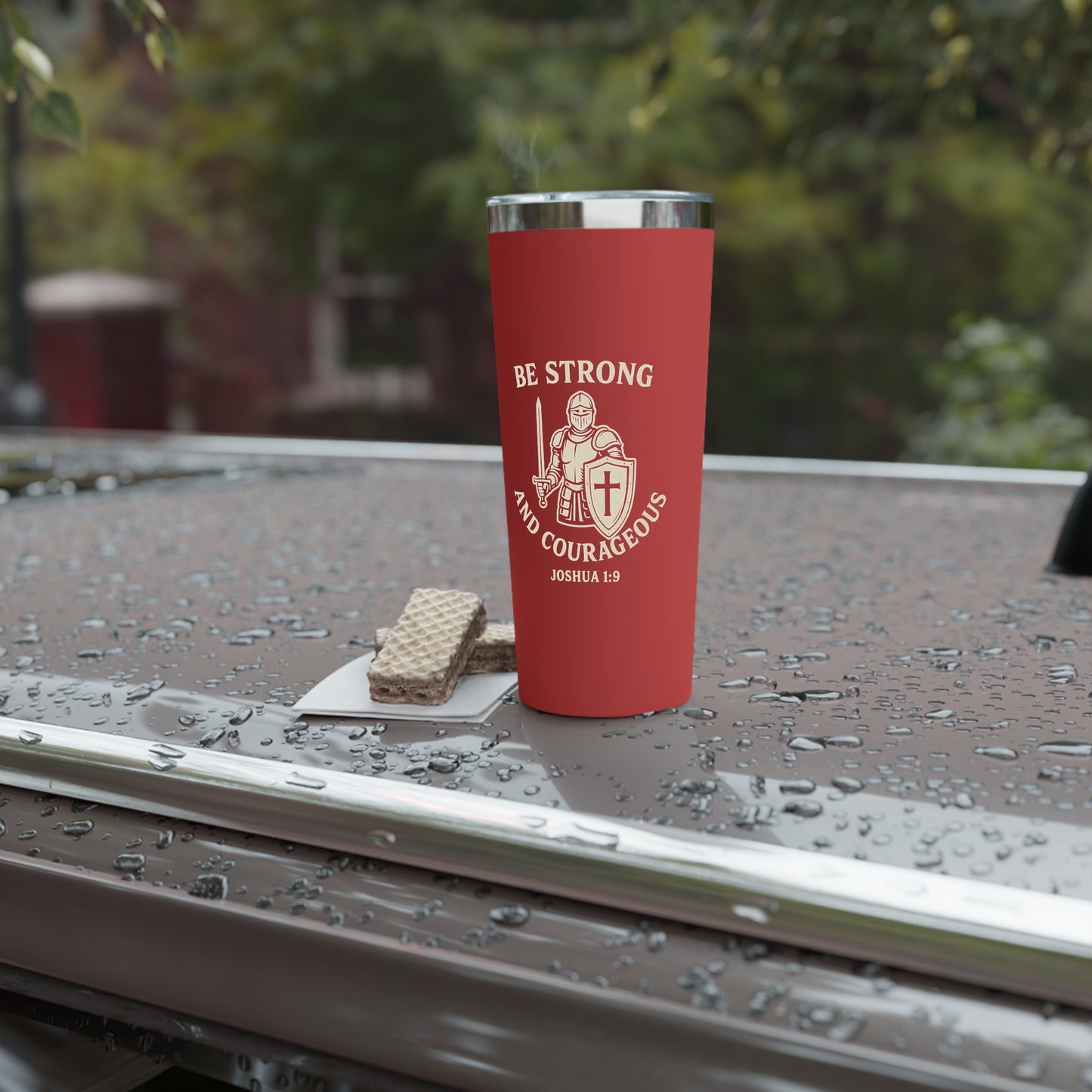 Be Strong and Courageous 22oz Copper Vacuum Insulated Tumbler