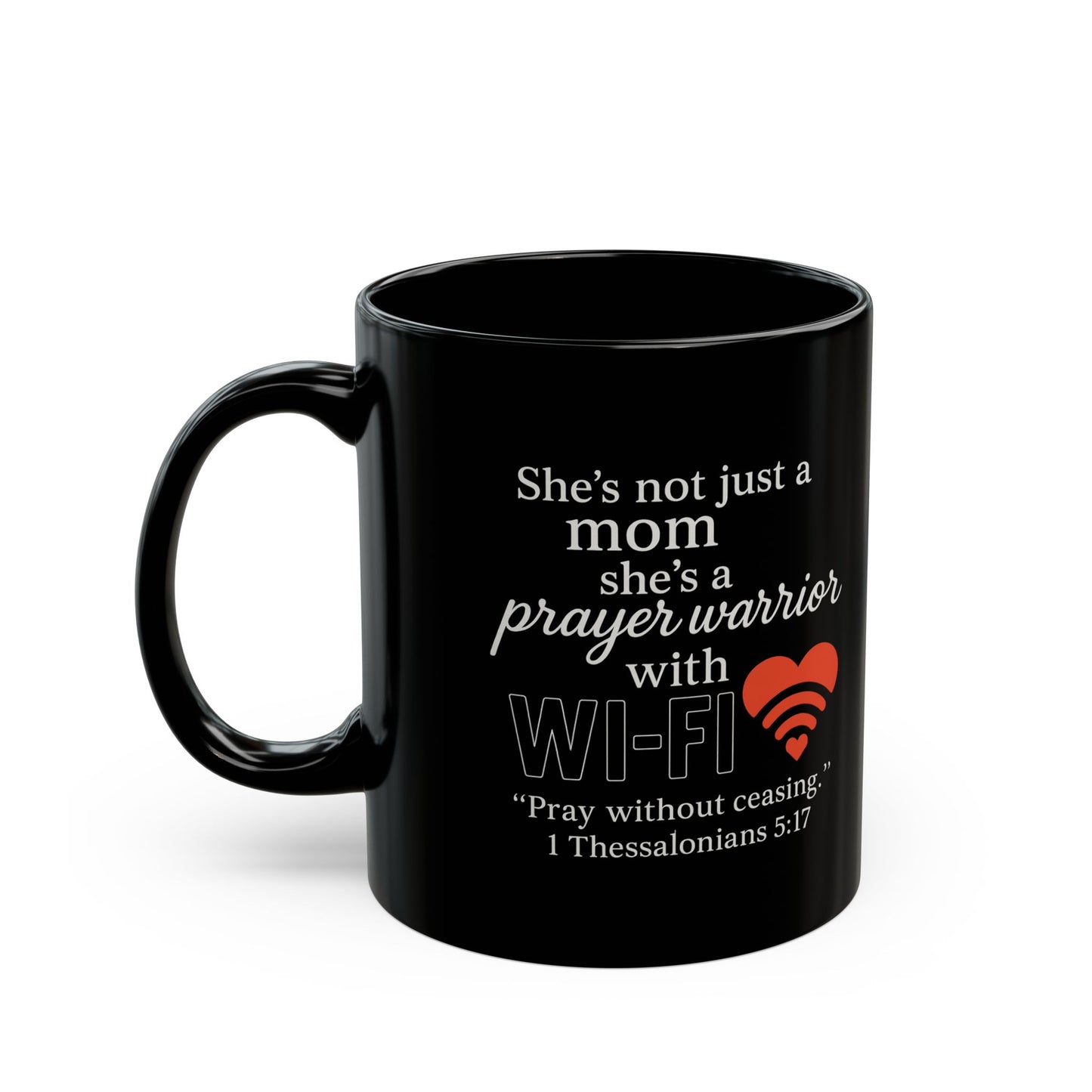 “Fueled by Prayer & Grace” – Prayer Warrior Mom Mug