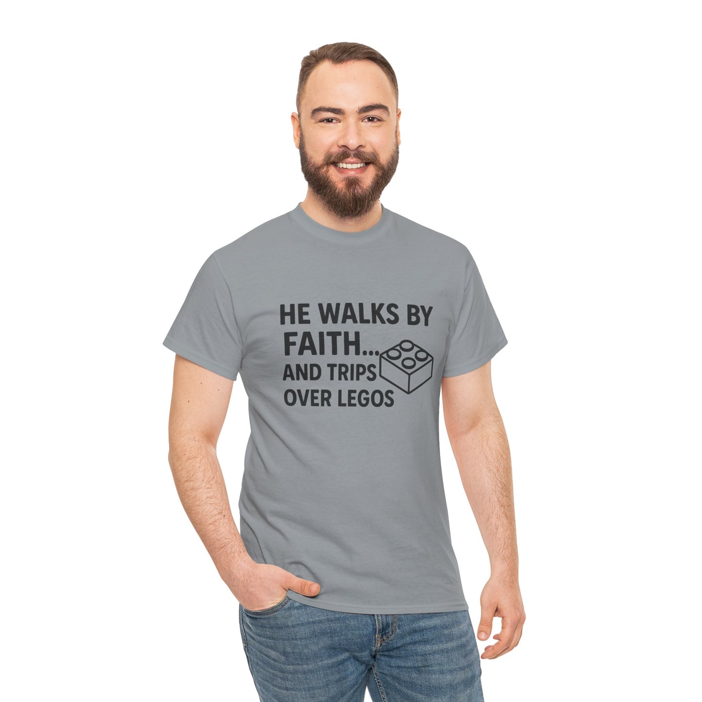 Funny Faith Legos Tee