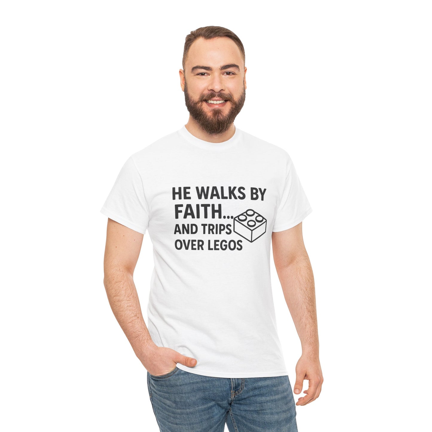Funny Faith Legos Tee