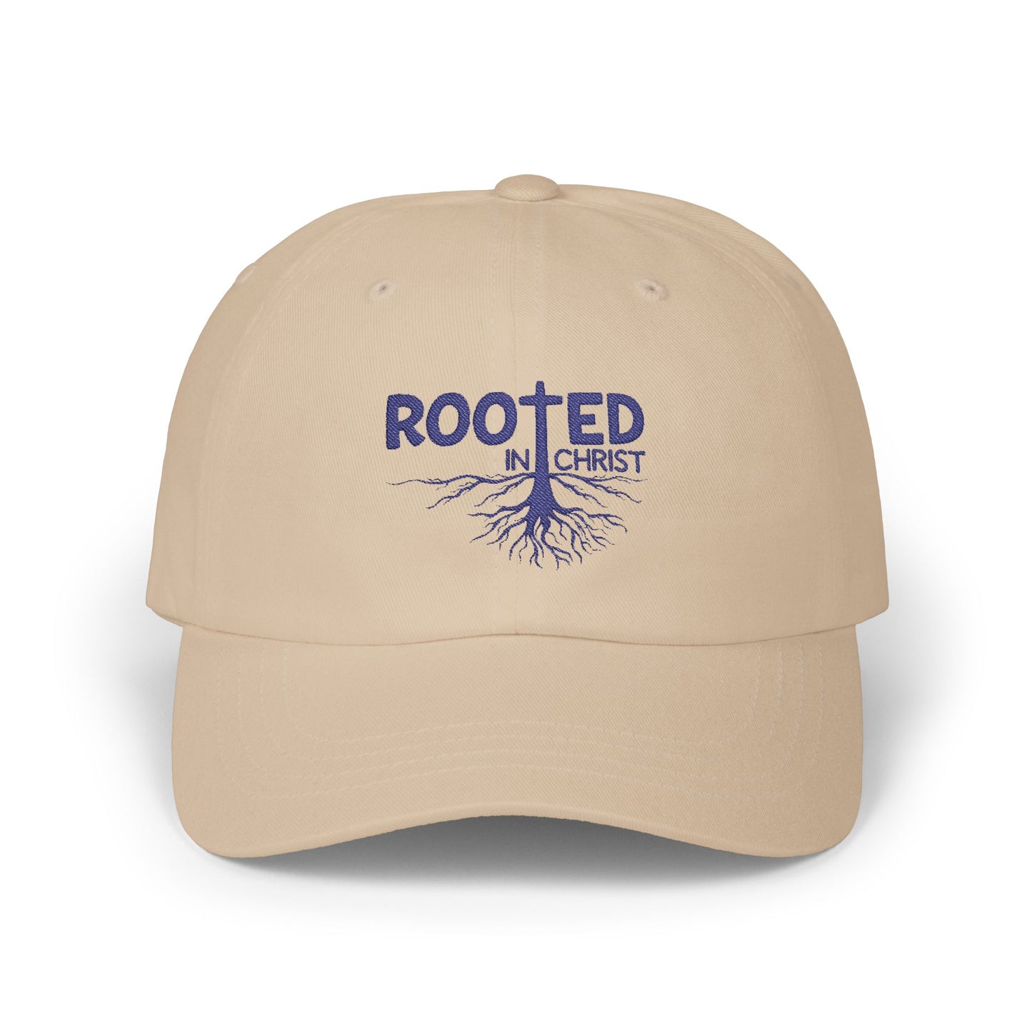 Rooted in Christ Dad Hat – Christian Baseball Cap for Faith-Filled Fathers & Gifts