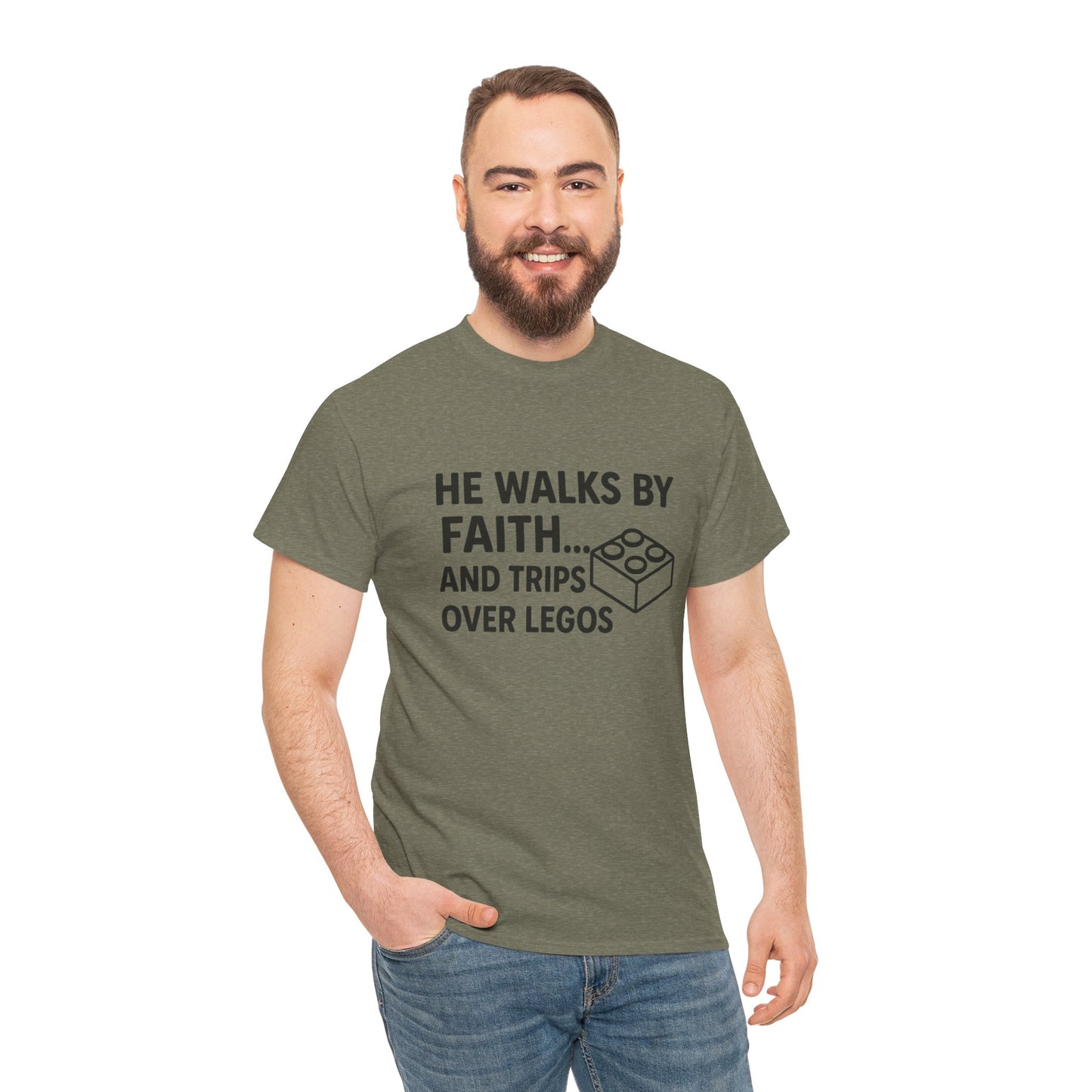 Funny Faith Legos Tee