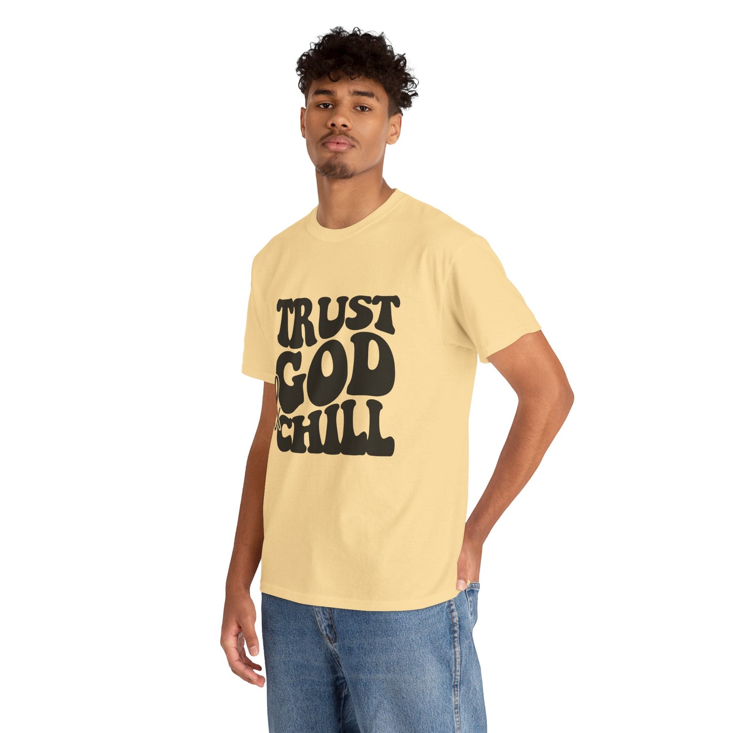 Trust God & Chill T-Shirt – Christian Faith Tee for Relaxed, God-Focused Living